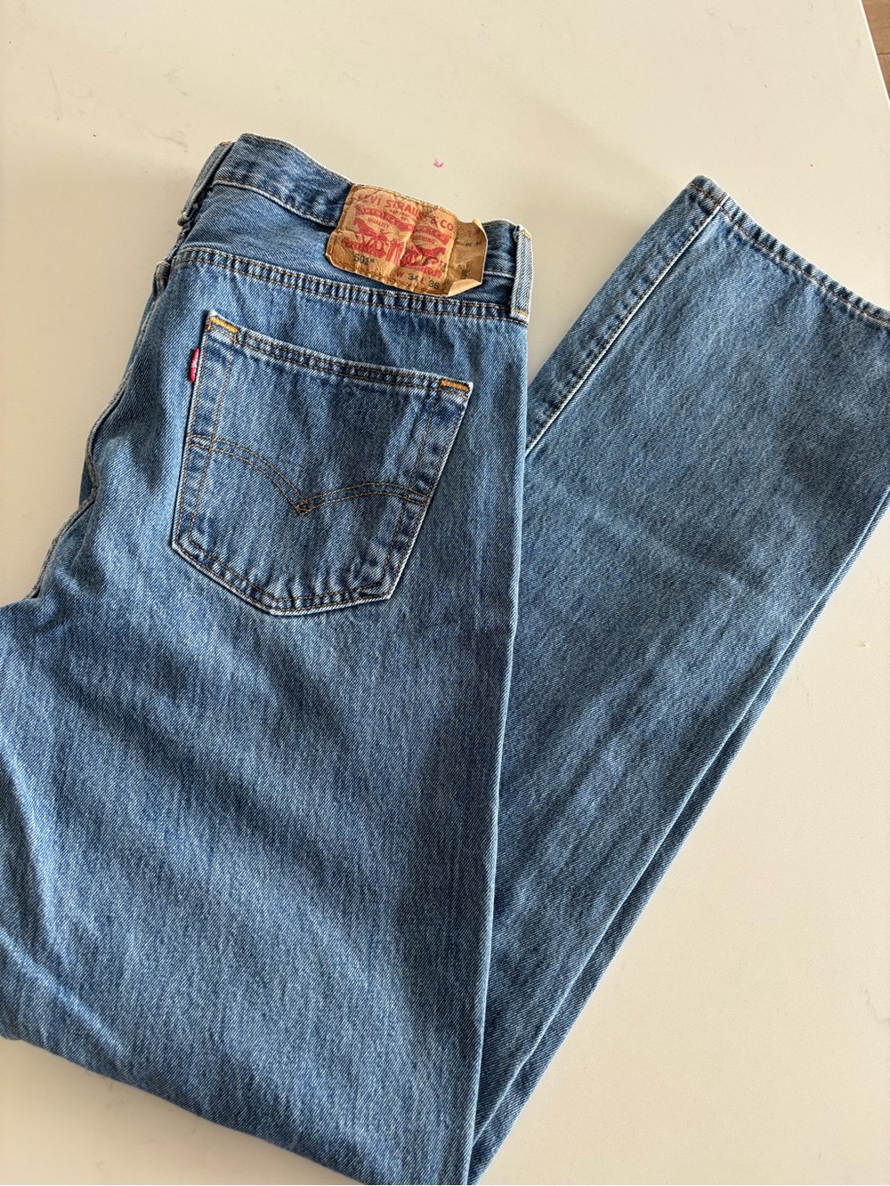 Levi's Light Blue Straight-Leg Jeans